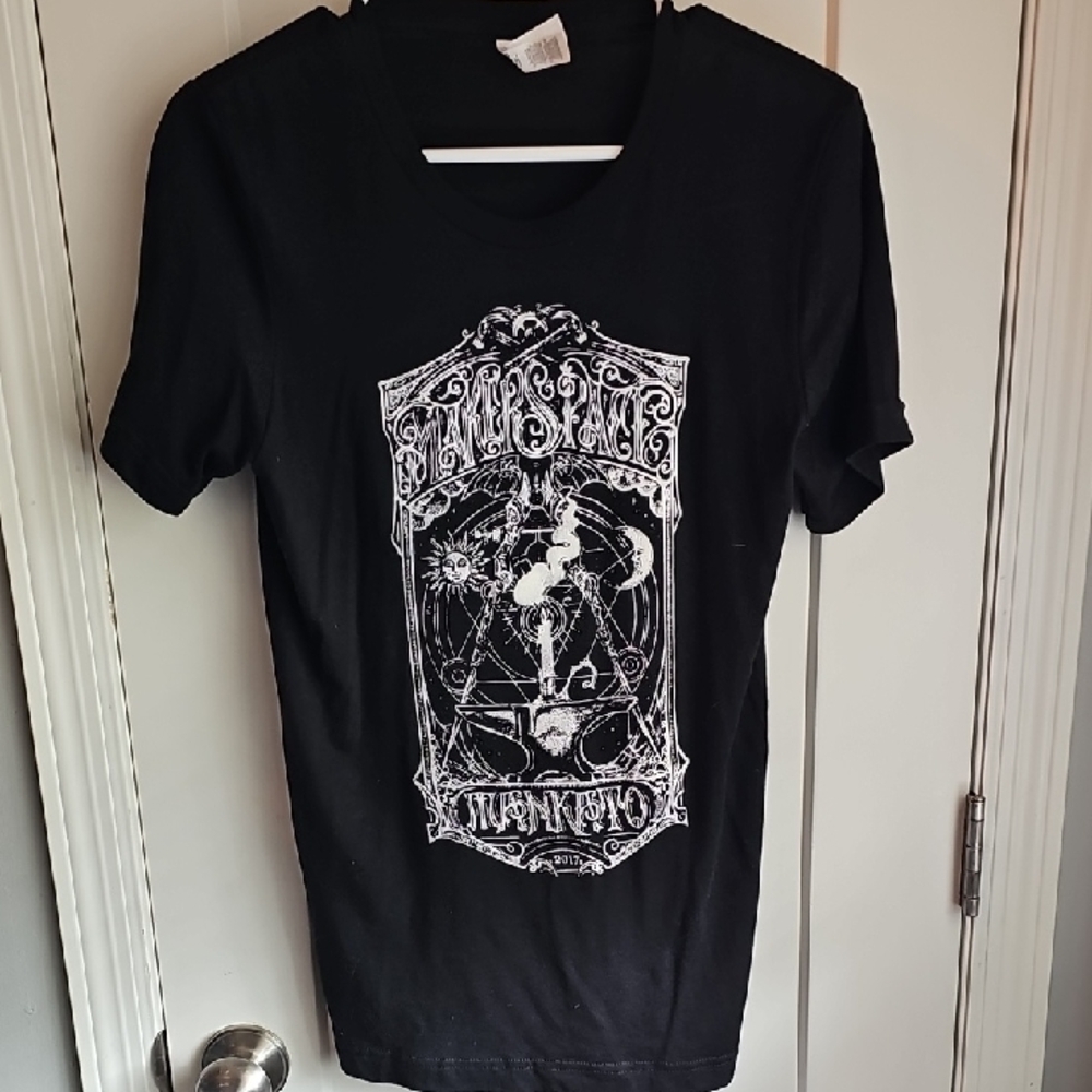 Bella Canvas Graphic Tshirt. Black And White Sz Small